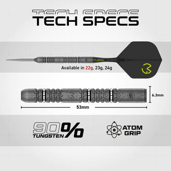 winmau-michael-van-gerwen-se-90-fl-chettes-pointe-acier-switch-point image 8