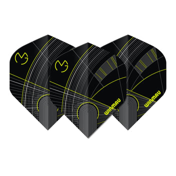 winmau-prism-delta-mvg-black-and-green-ailettes image 2