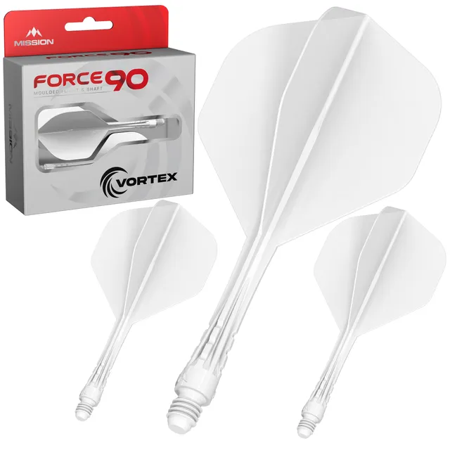 mission-darts-force-90-vortex-vol-tige-int-gr-standard-no2-blanc image 1
