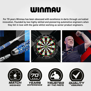 winmau-blade-x-prism-delta-metallic-black-ailettes-standard-lot-de-3 image 8
