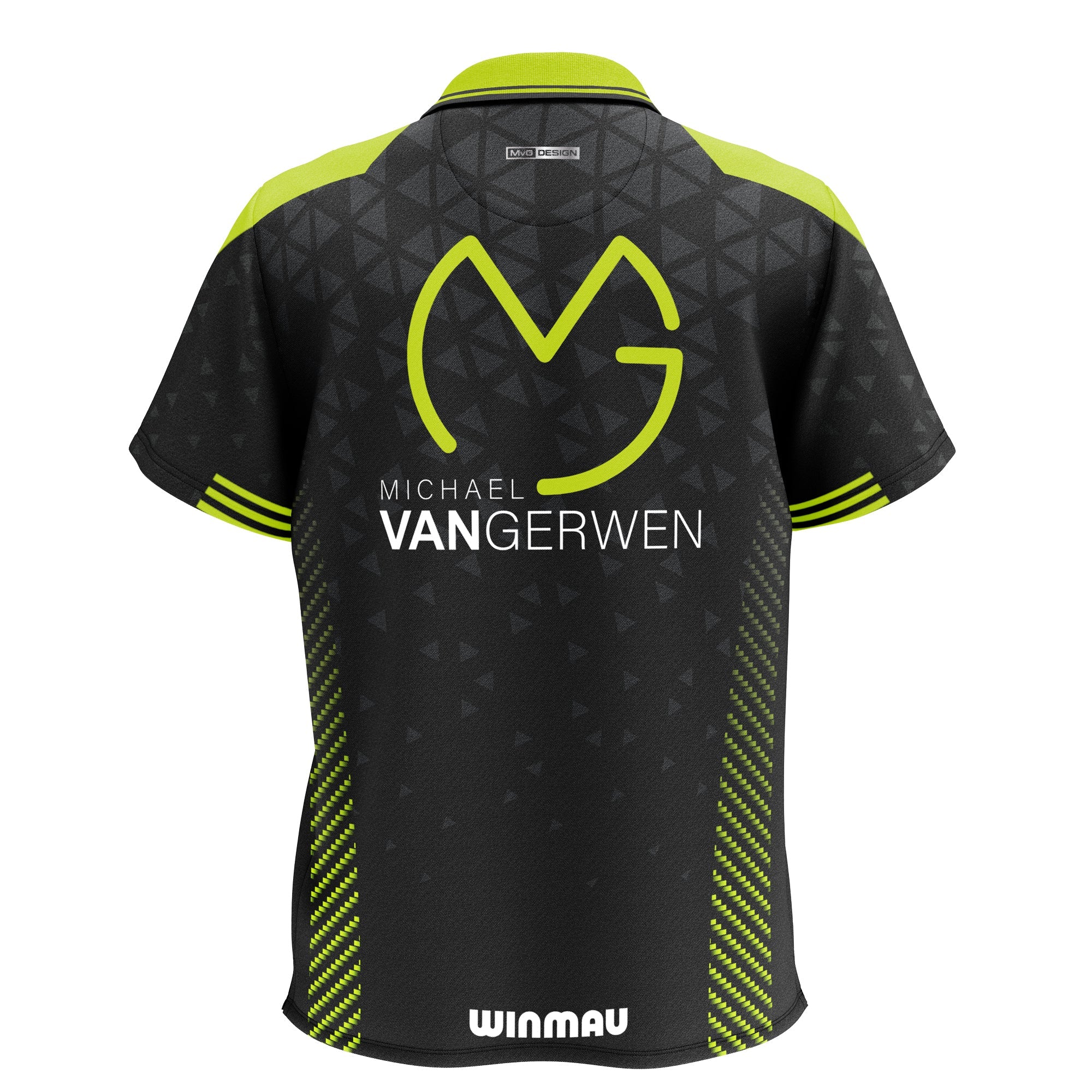 winmau-mvg-stage-polo-shirt-vert-noir image 2