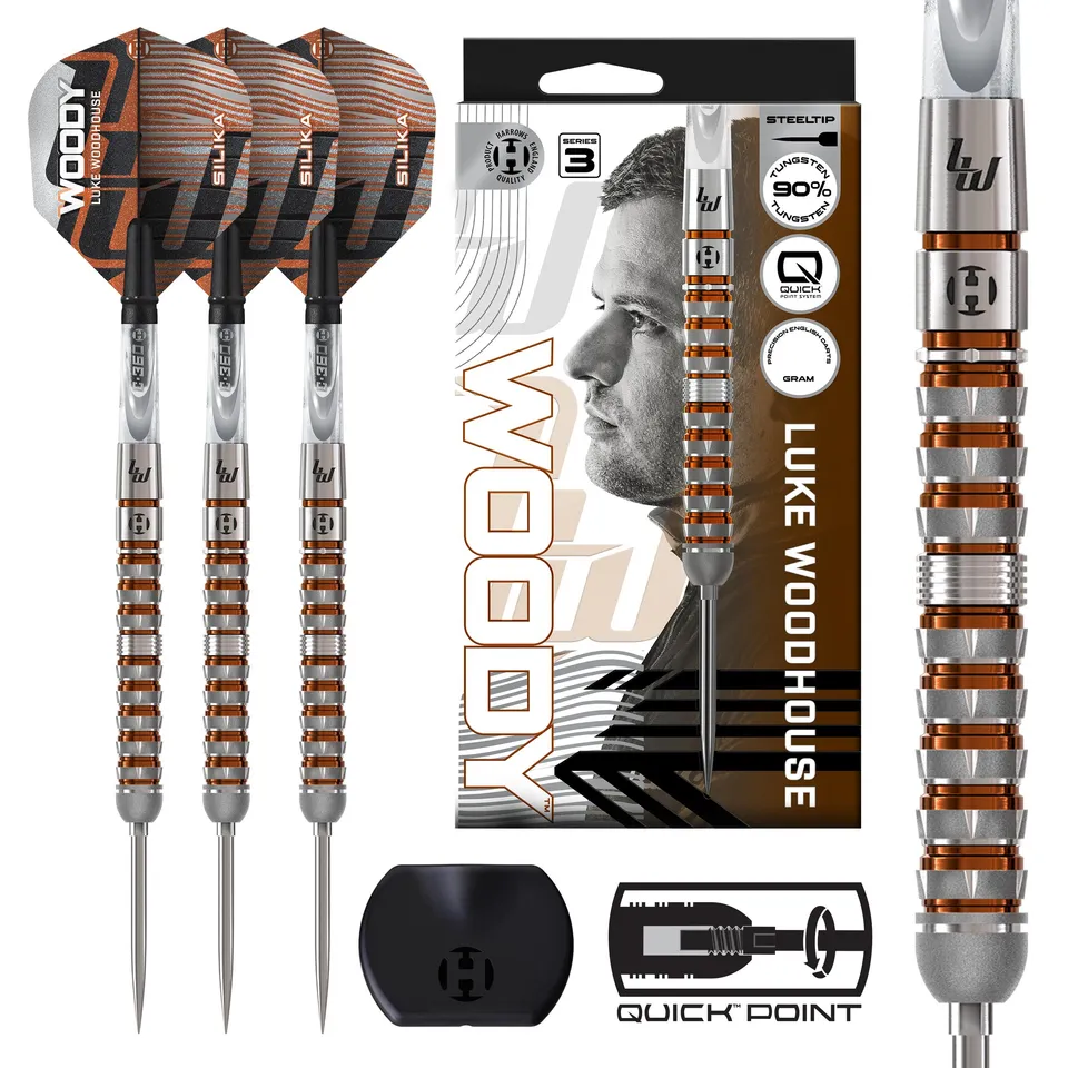harrows-luke-woodhouse-series-3-fl-chettes-acier-90-tungst-ne-quick-point image 1