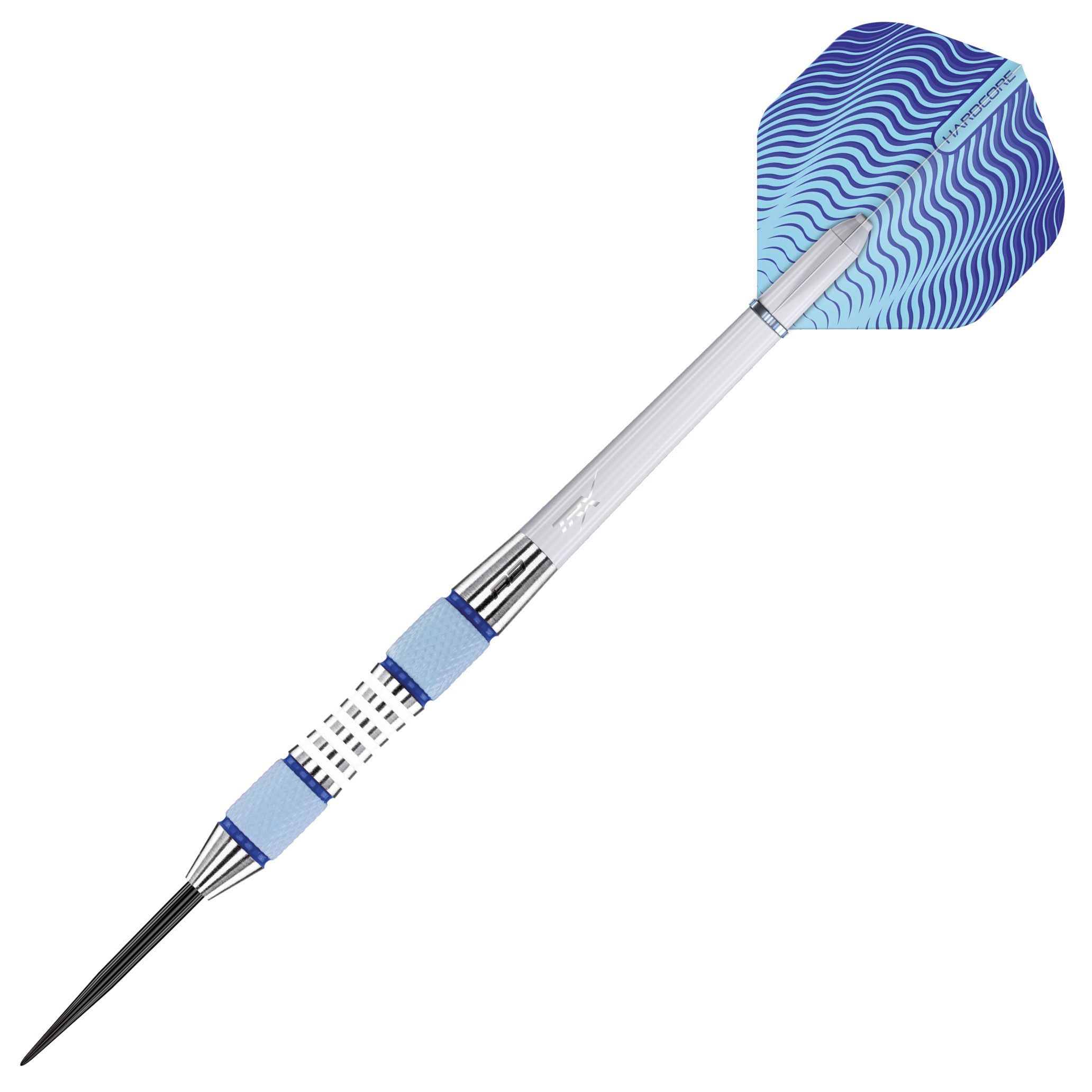 red-dragon-darts-stag-fl-chettes-bleu-blanc-gris image 2