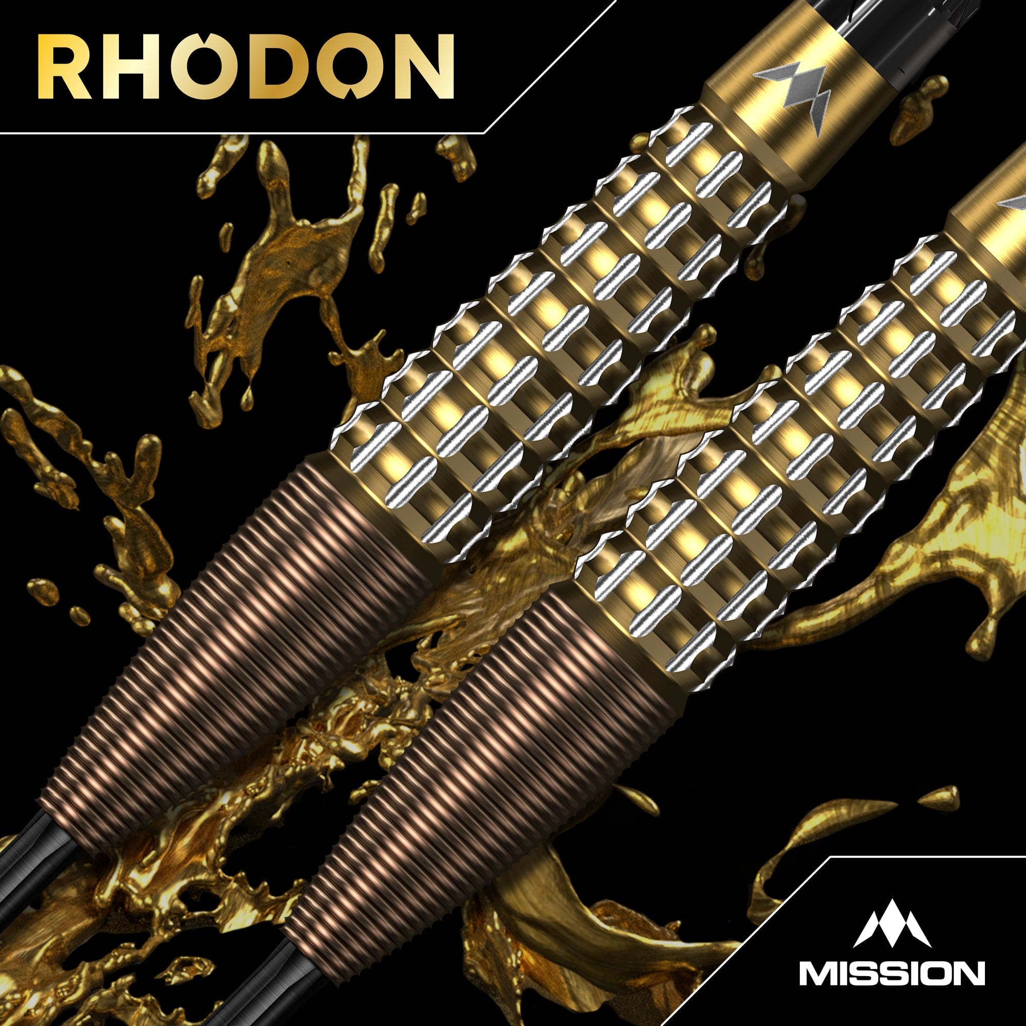 mission-darts-rhodon-fl-chettes-pointe-acier-95-tungst-ne-bronze-gold-pvd image 4
