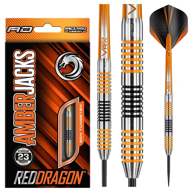 red-dragon-darts-amberjack-4-fl-chettes-pointe-acier image 1