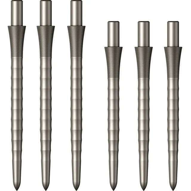 mission-darts-sniper-ripple-points-acier-argent-28mm-32mm image 1