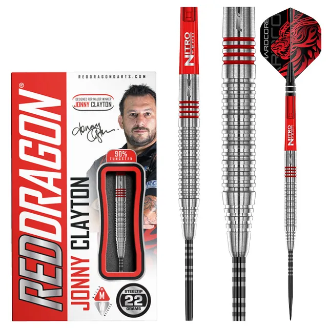 red-dragon-darts-jonny-clayton-original-2-0-sign-e-fl-chettes-tungst-ne-90 image 1