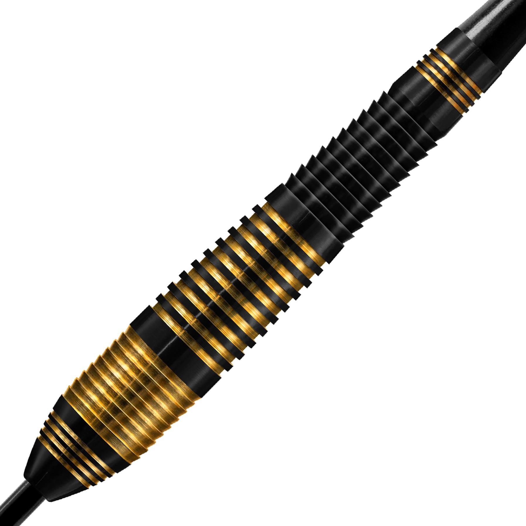 harrows-vivid-brass-black-fl-chettes-pointe-acier-steel-tip image 2