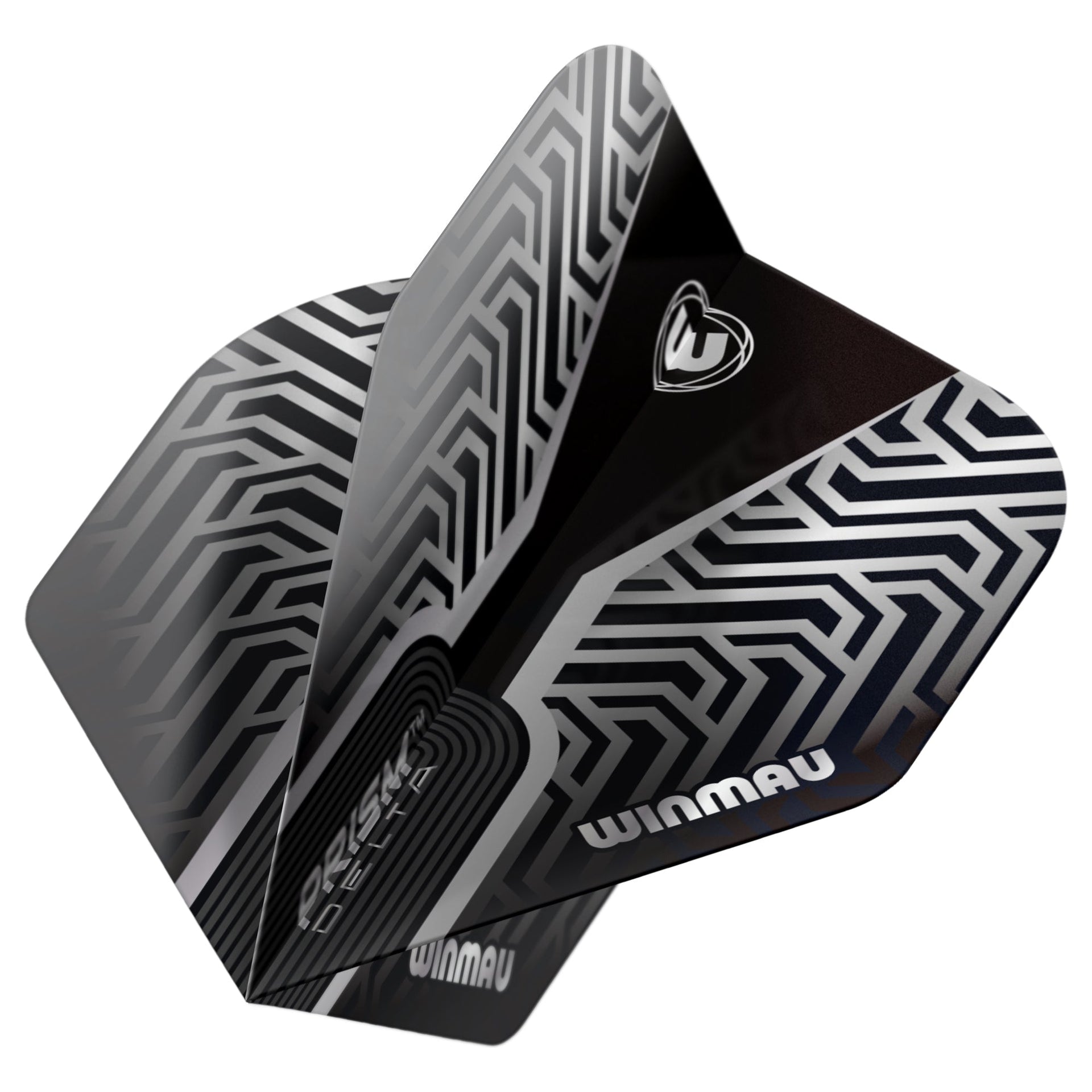 winmau-prism-delta-silver-ailettes-standard-premium image 1