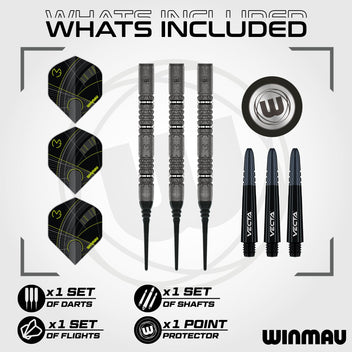 winmau-mvg-signature-edition-soft-tip-fl-chettes-pointe-souple image 2