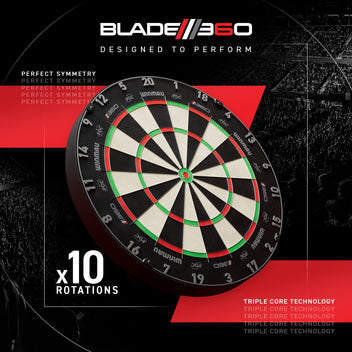 winmau-blade-360-triple-core-cible-de-fl-chettes-pdc image 2