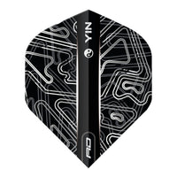 red-dragon-darts-yin-yang-noir-et-blanc-standard-ailettes-de-fl-chettes image 3