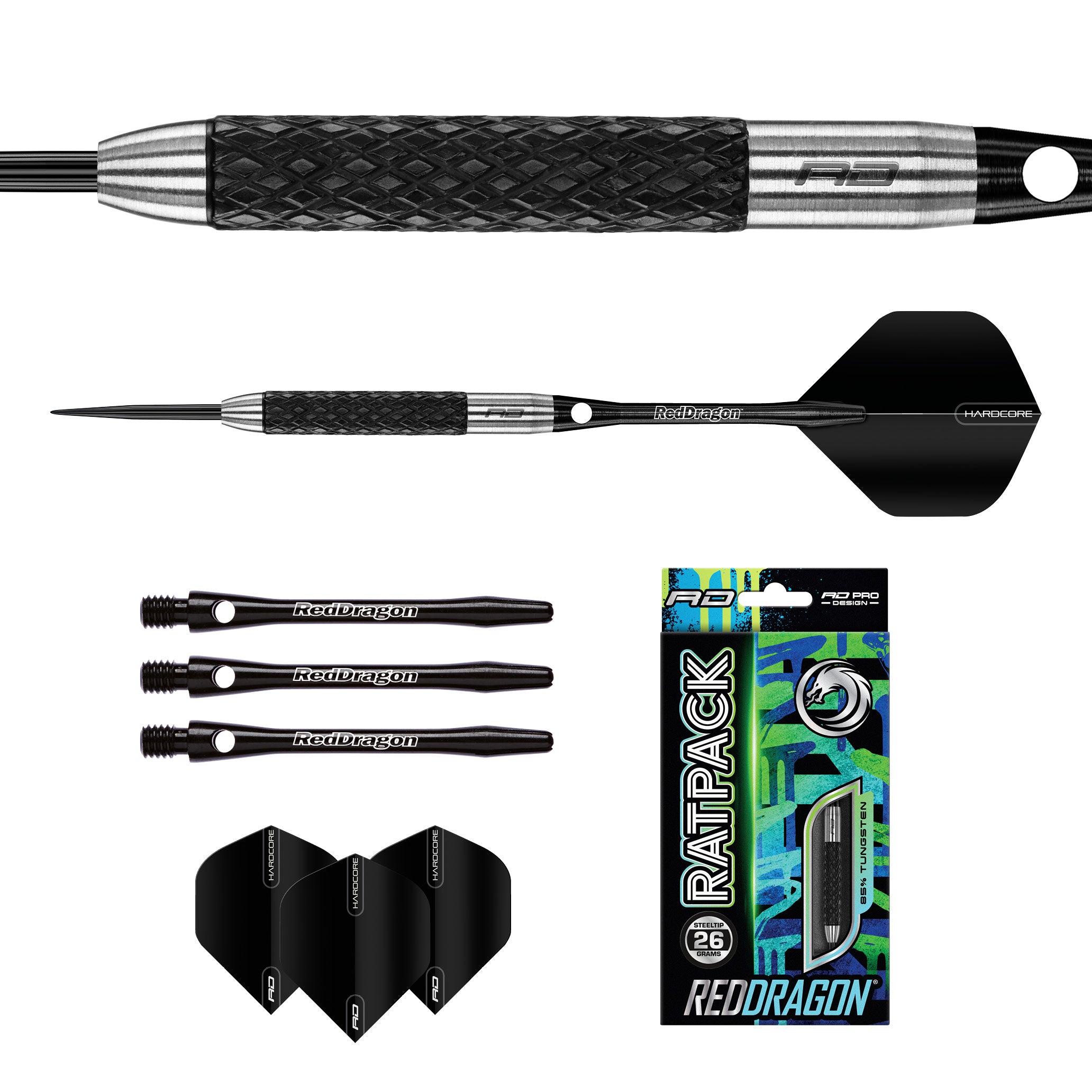 red-dragon-darts-rat-1-fl-chettes-pointe-acier image 5