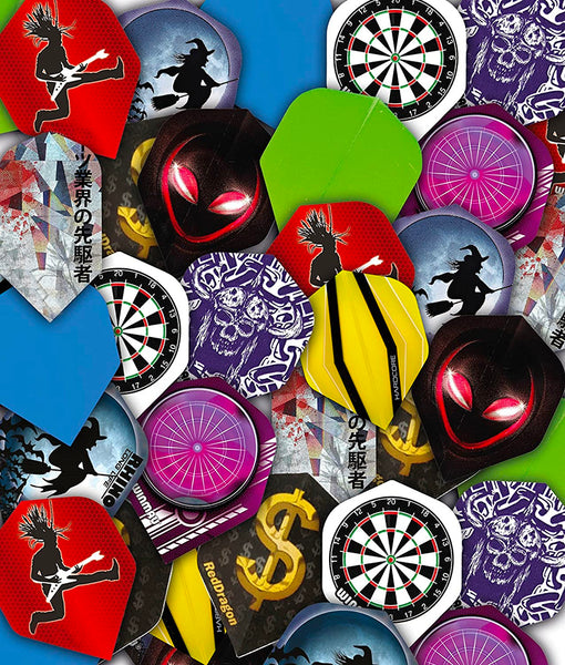 red-dragon-darts-lot-25-sets-d-ailettes-assorties-pack-conomique image 3