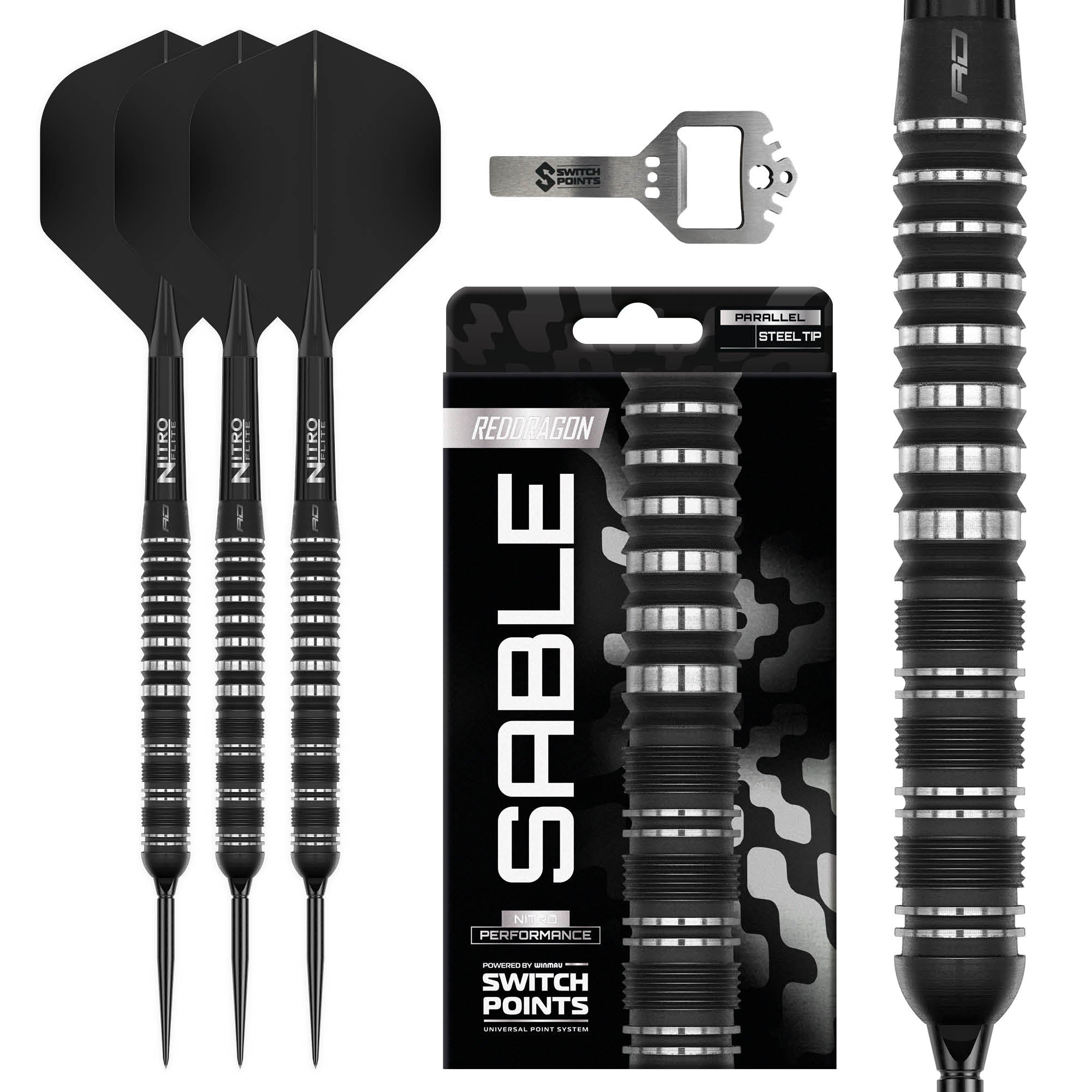 red-dragon-darts-sable-01-90-fl-chettes-steel-tip-parall-le-switch-point image 1