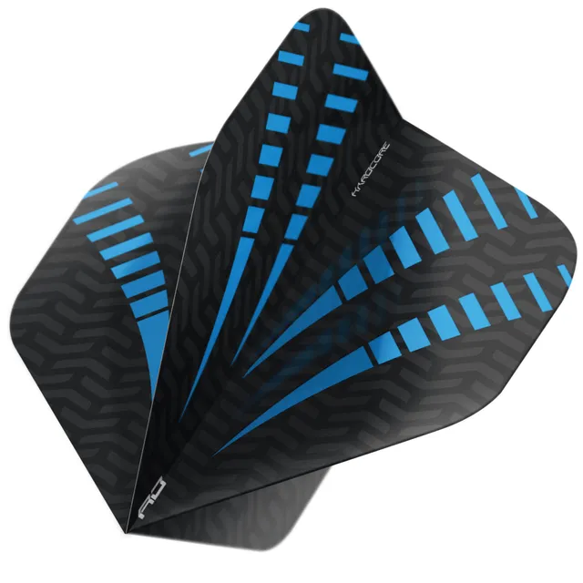 red-dragon-darts-hardcore-radical-blue-fan-standard-ailettes image 1