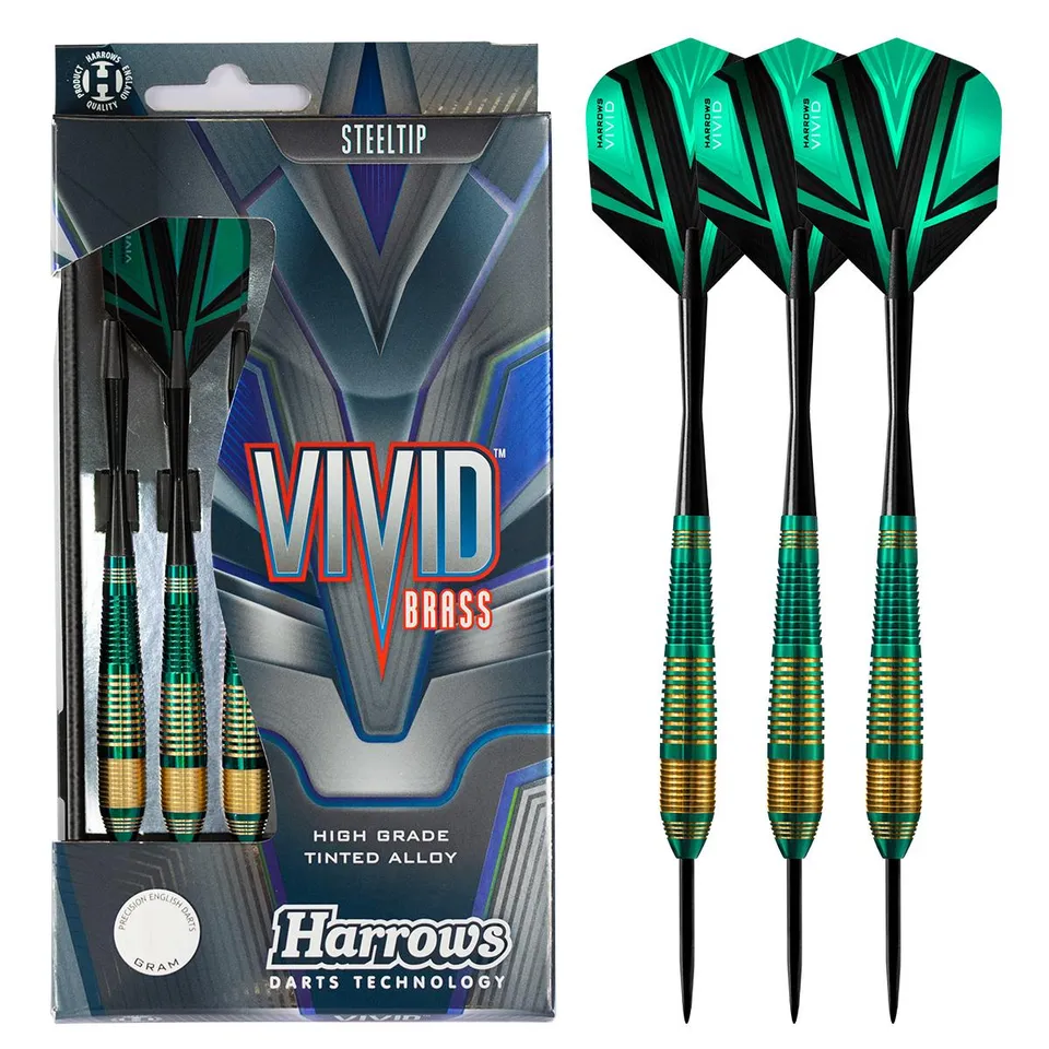 harrows-vivid-brass-green-fl-chettes-pointe-acier image 1