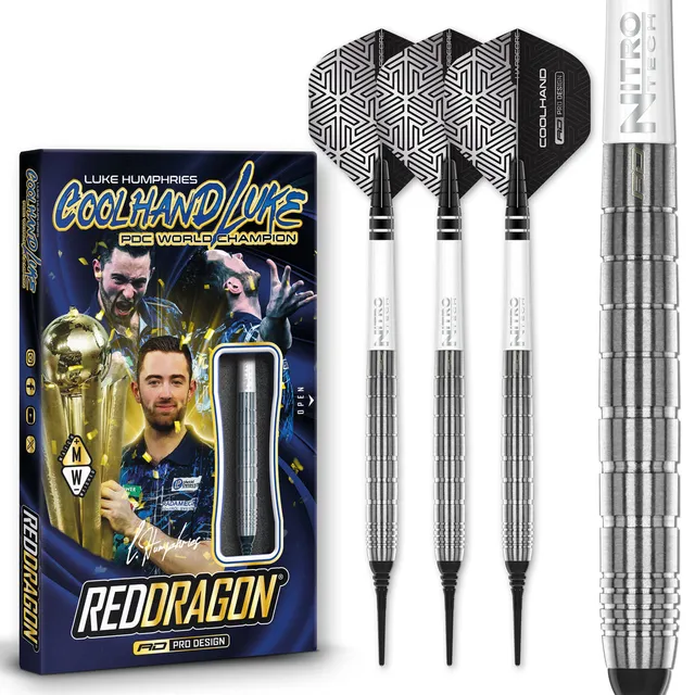 red-dragon-darts-luke-humphries-tx1-pioneer-fl-chettes-pointe-souple image 1