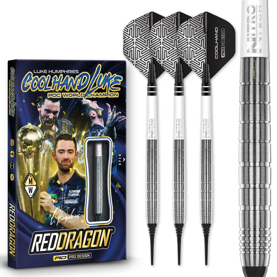 red-dragon-darts-luke-humphries-tx1-pioneer-fl-chettes-pointe-souple image 1