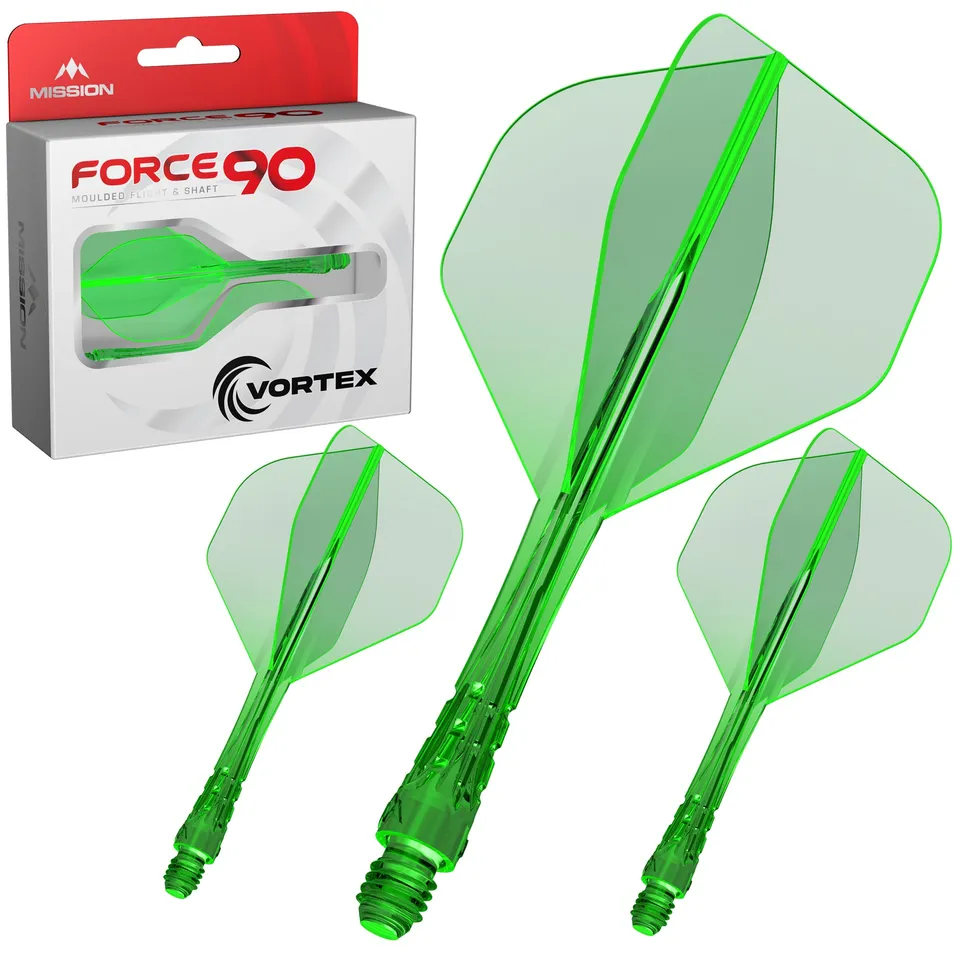 mission-force-90-vortex-ailette-tige-moul-e-standard-no6-vert-transparent image 1