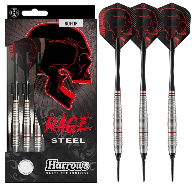 harrows-rage-fl-chettes-pointe-souple-18-g-20-g image 1