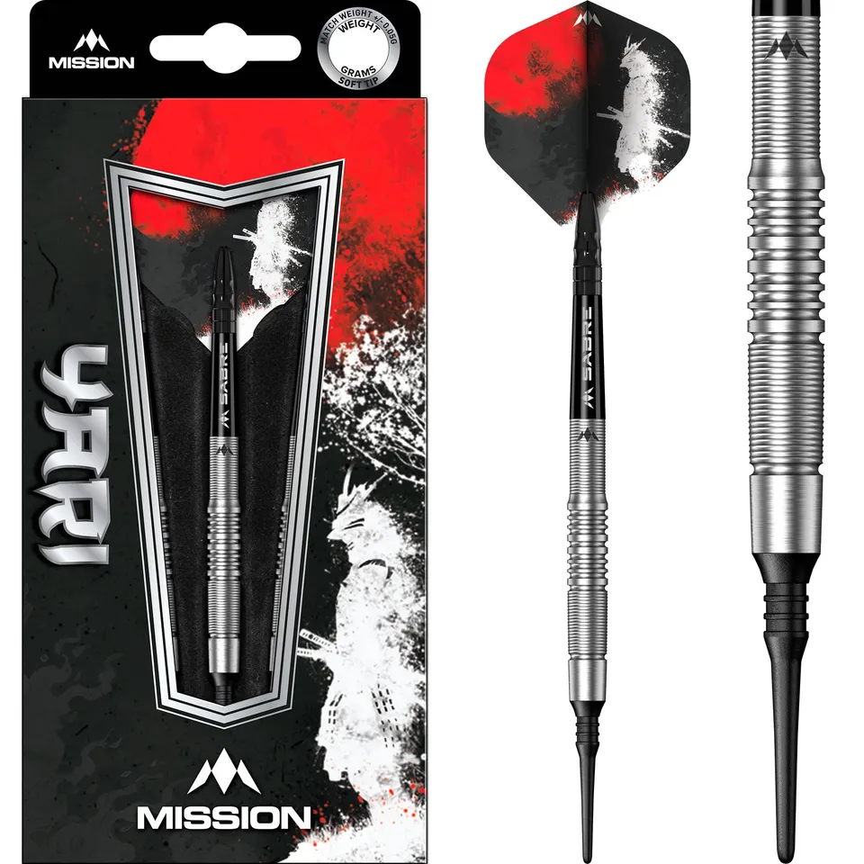mission-darts-yari-19g-fl-chettes-pointe-souple-90-tungst-ne-silver image 1