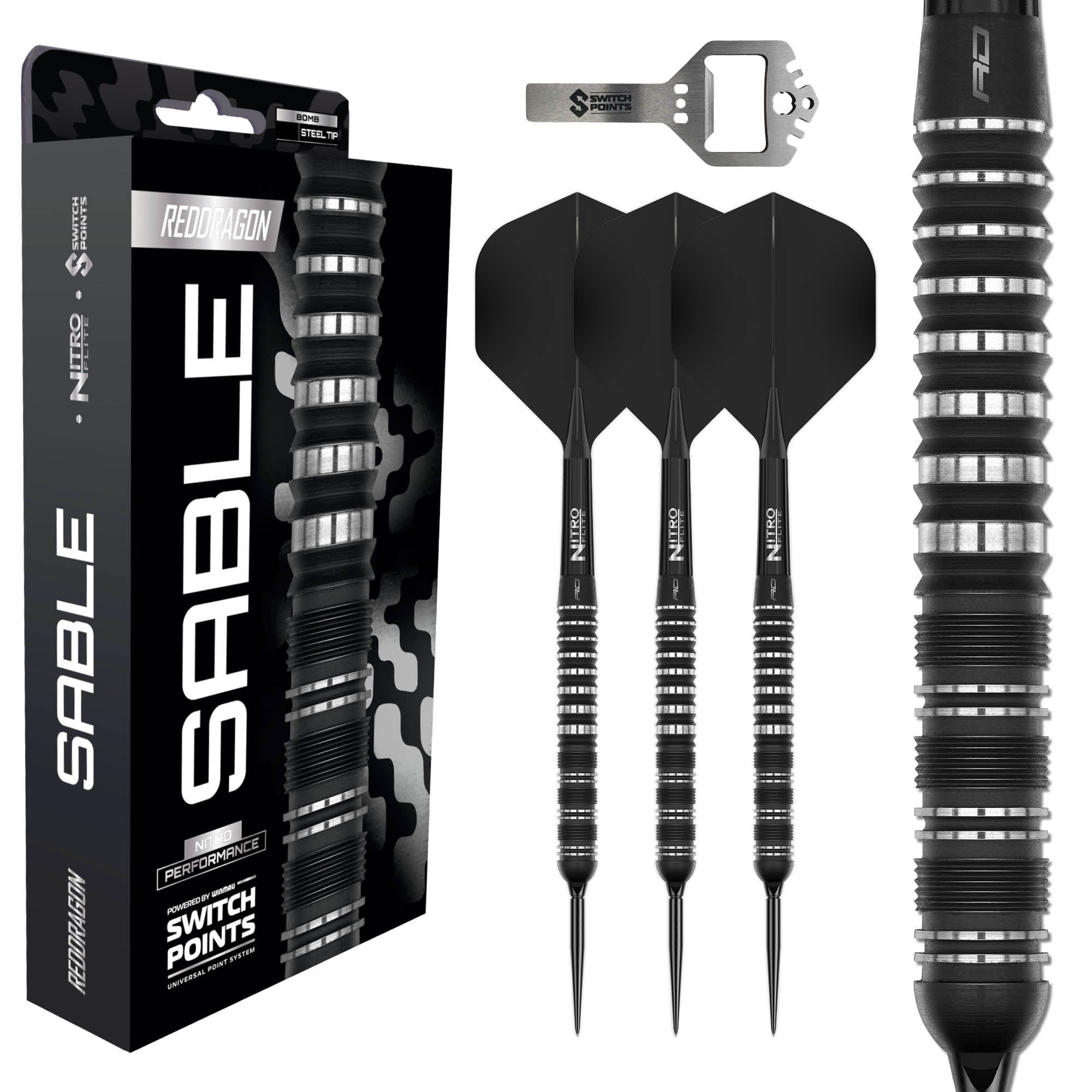 red-dragon-darts-sable-01-90-fl-chettes-steel-tip-parall-le-switch-point image 2