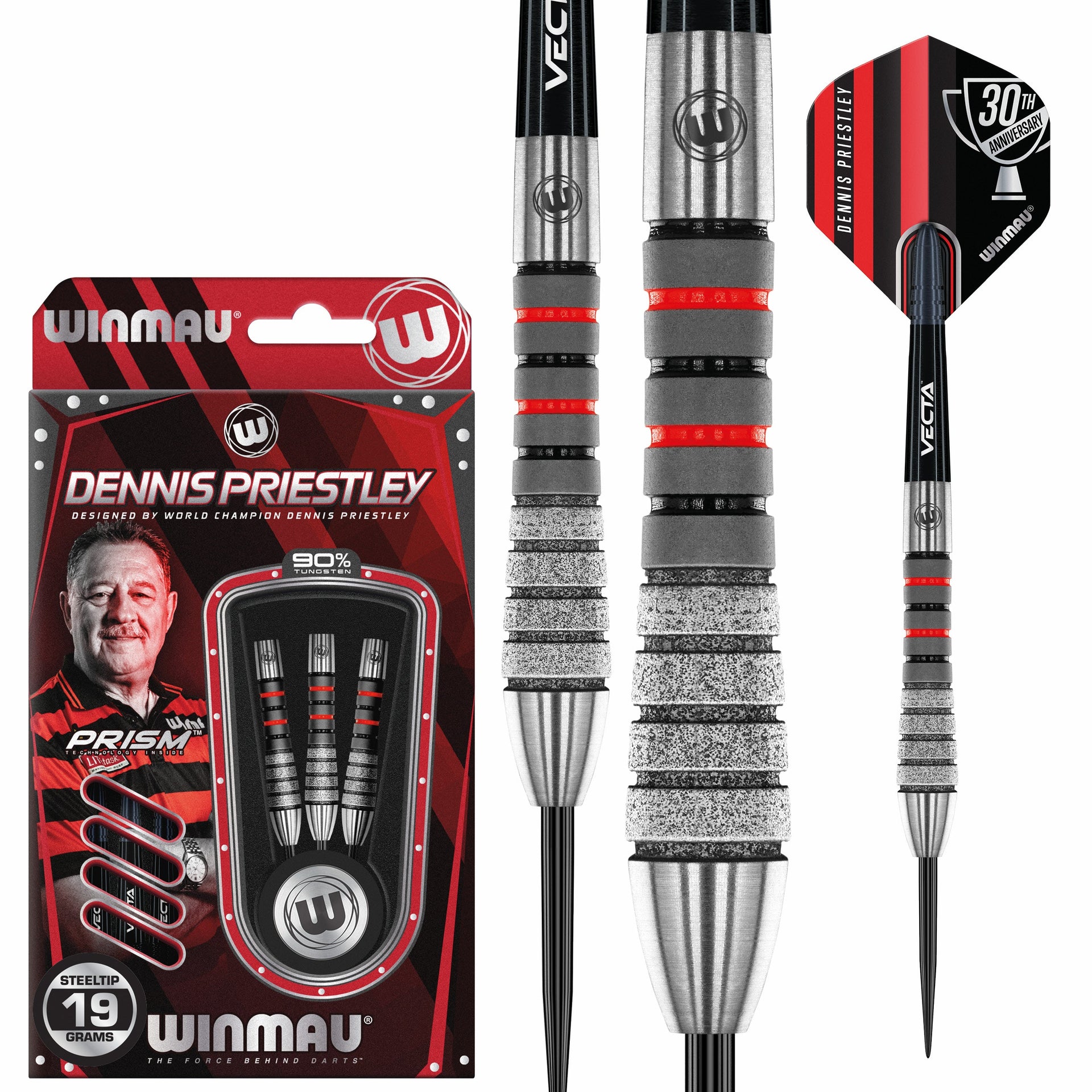 winmau-dennis-priestley-diamond-3-zero-fl-chettes-steel-tip image 1
