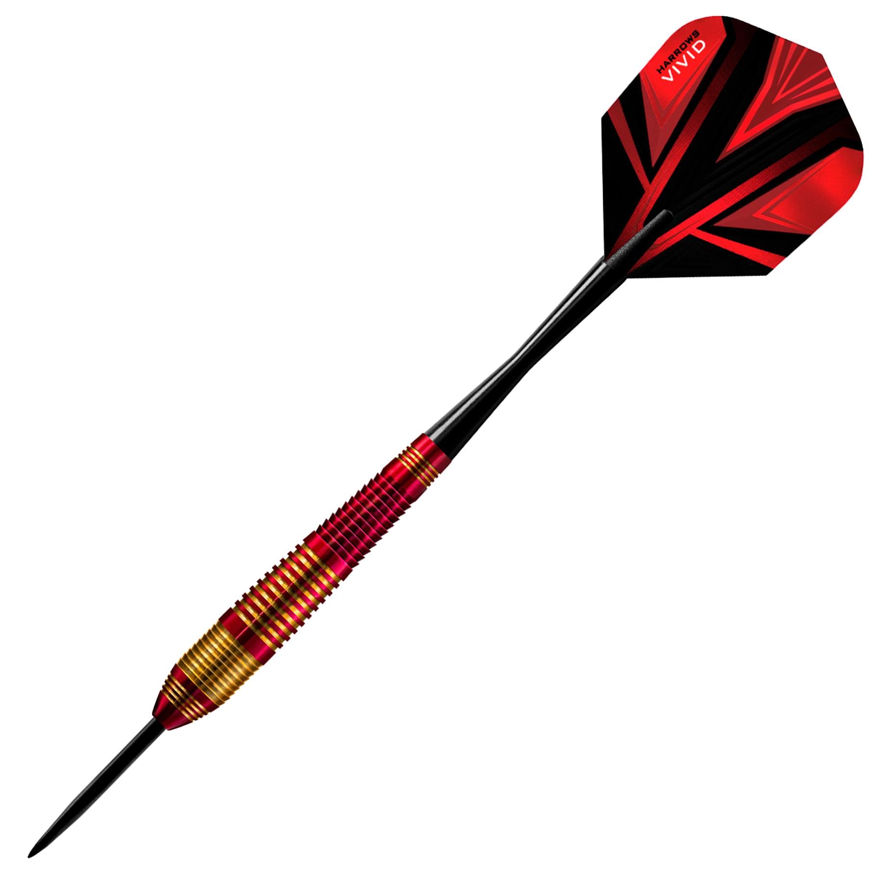 harrows-vivid-brass-rouge-fl-chettes-pointe-acier image 4