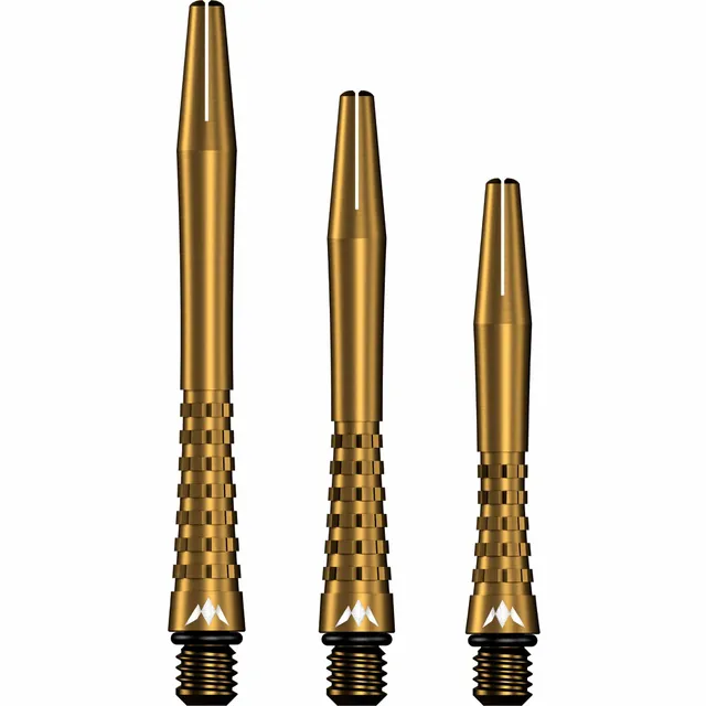 mission-darts-atom13-tiges-aluminium-anodis-gold-short-court image 1