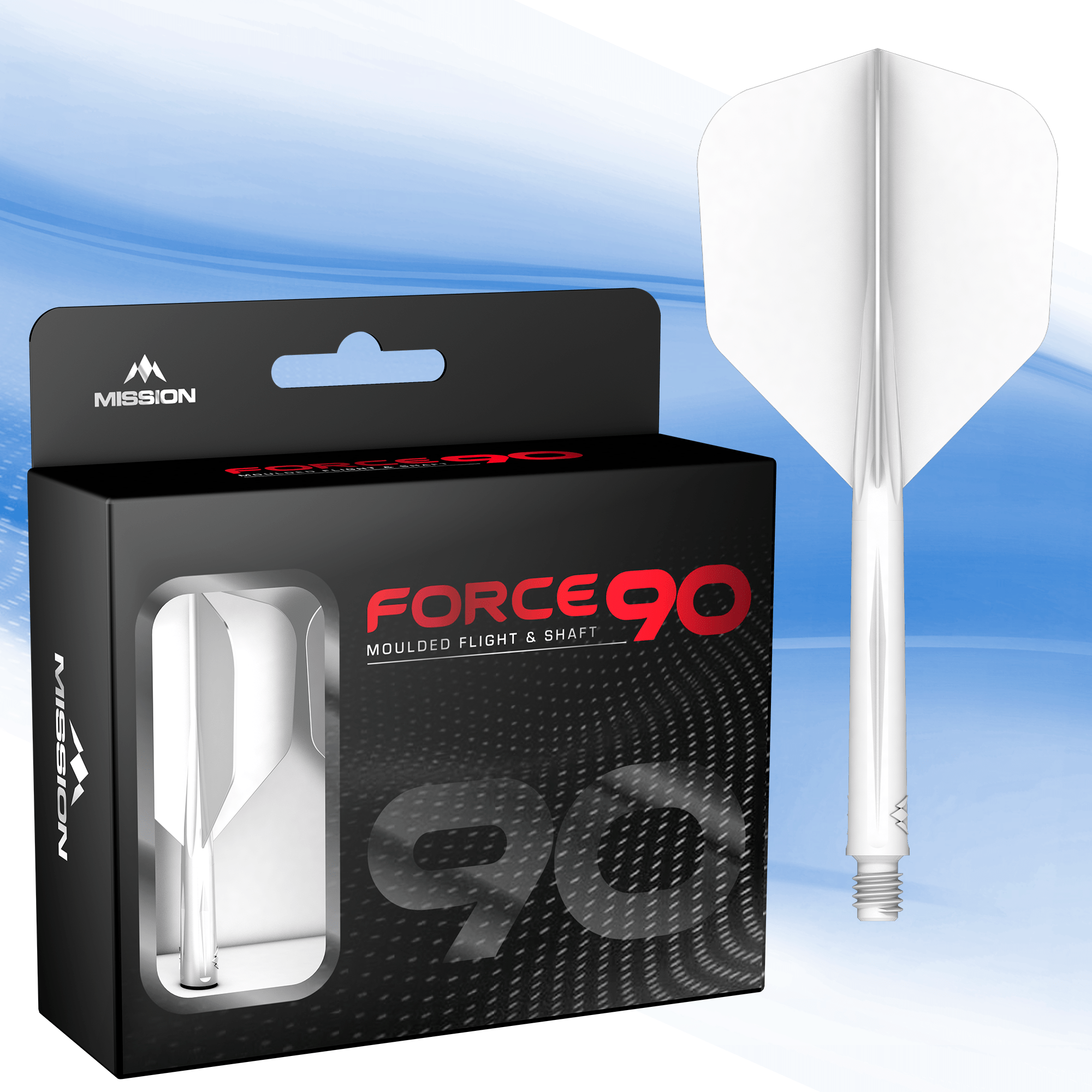 mission-darts-force-90-syst-me-vol-et-tige-moul-blanc-standard-no6-medium image 4