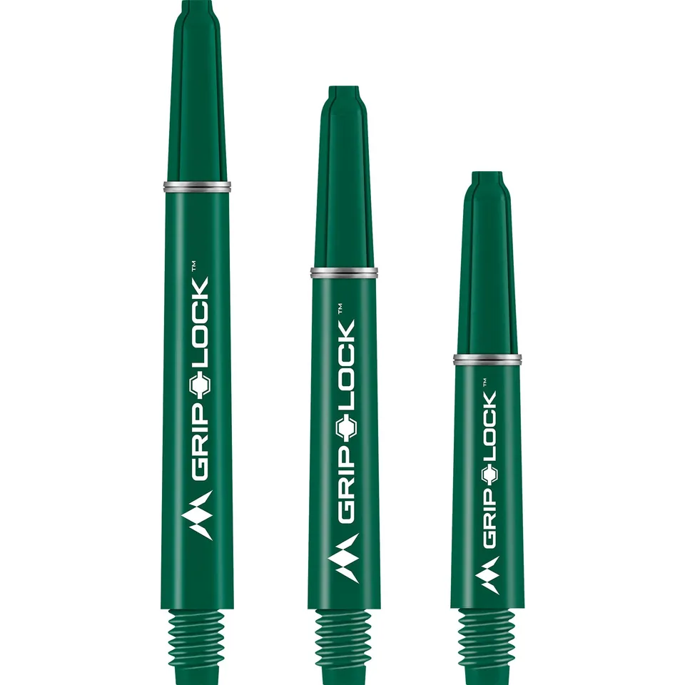 mission-darts-griplock-medium-tiges-nylon-vert-avec-bagues-s-lock image 1