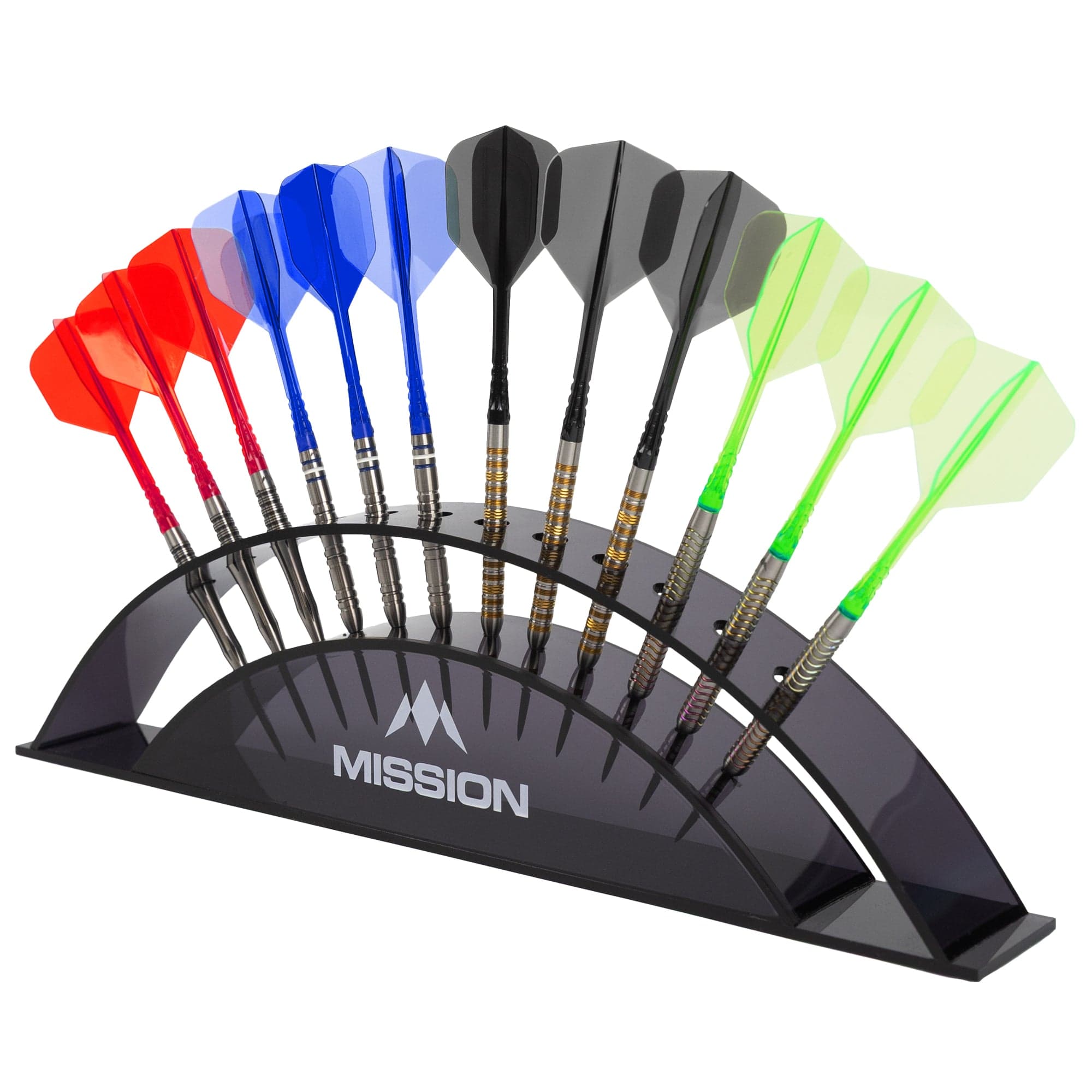 mission-darts-station-12-pr-sentoir-arc-acrylique-12-fl-chettes image 2