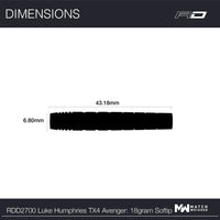 red-dragon-luke-humphries-tx4-avenger-soft-tip-fl-chettes image 7