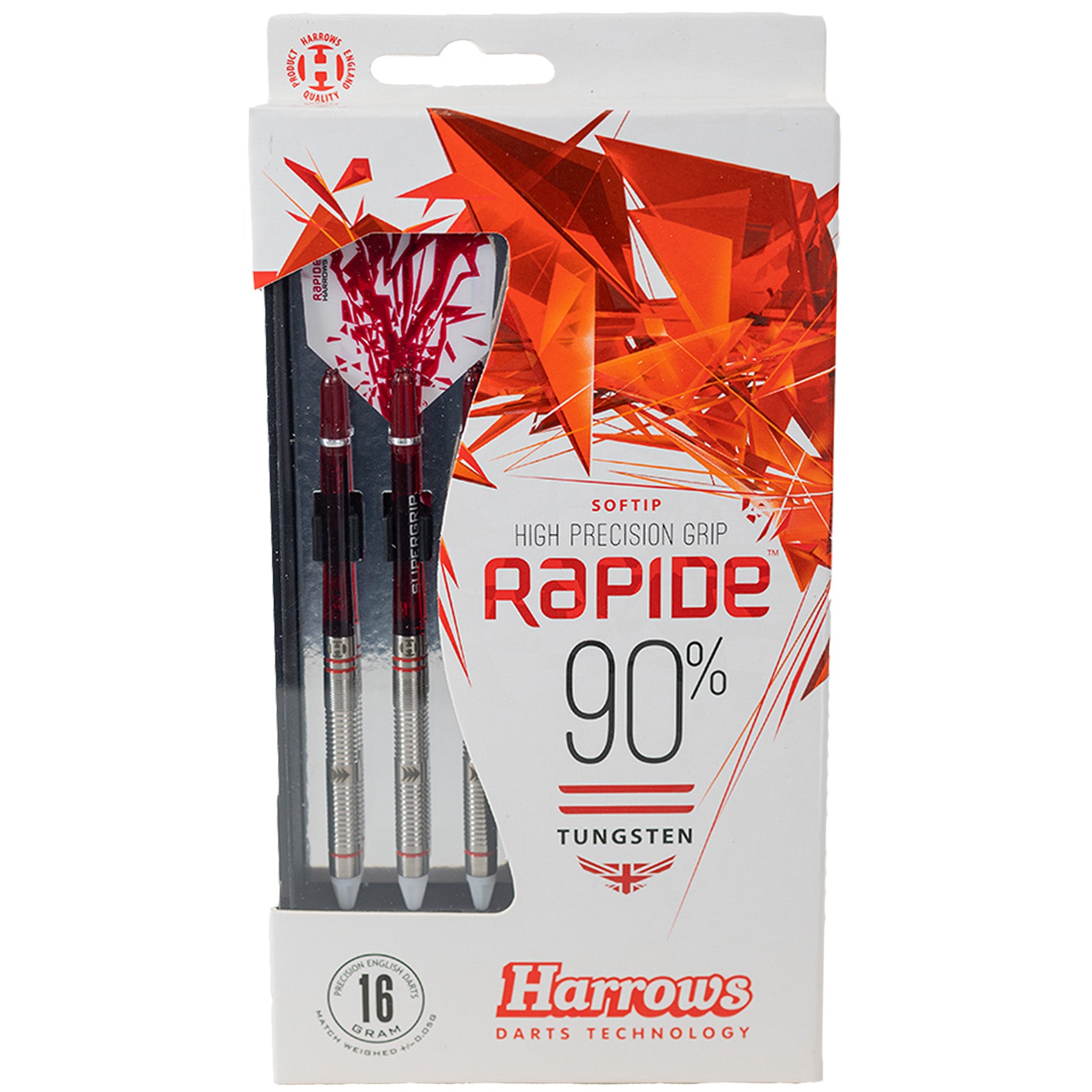 harrows-rapide-90-style-b-fl-chettes-pointe-souple-tungst-ne image 4