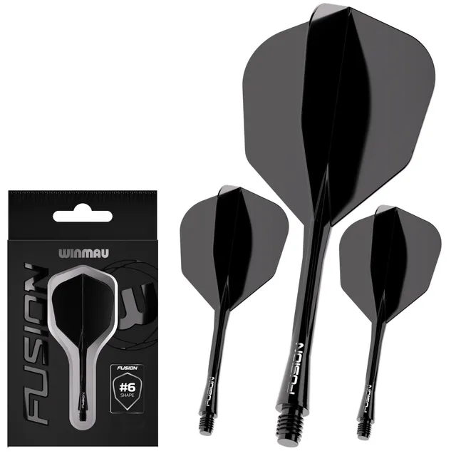 winmau-fusion-6-ailette-et-tige-int-gr-e-black image 1