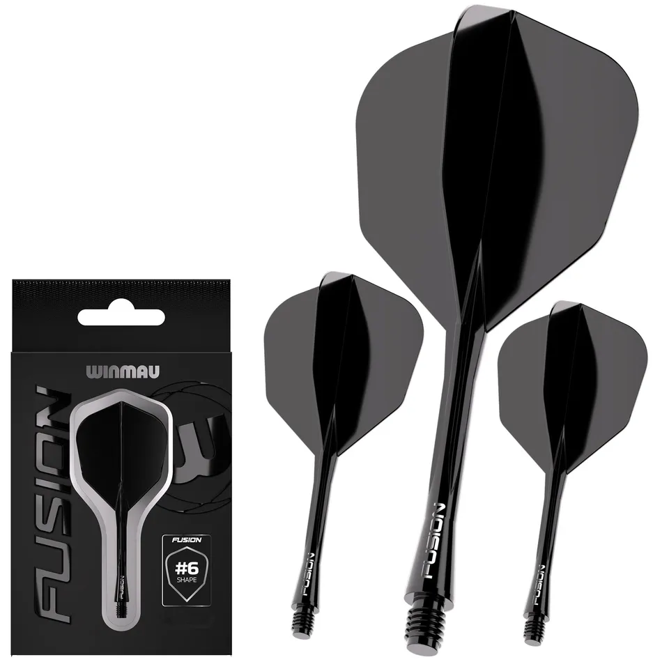 winmau-fusion-6-ailette-et-tige-int-gr-e-black image 1
