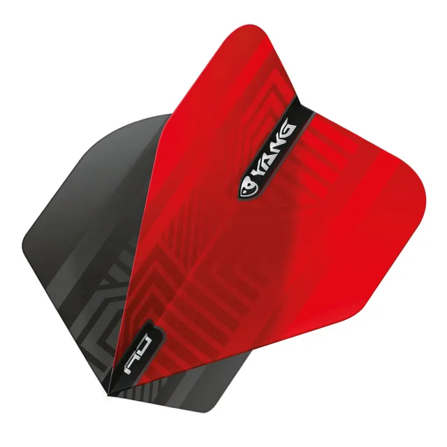 red-dragon-darts-yin-yang-rouge-et-noir-standard image 1