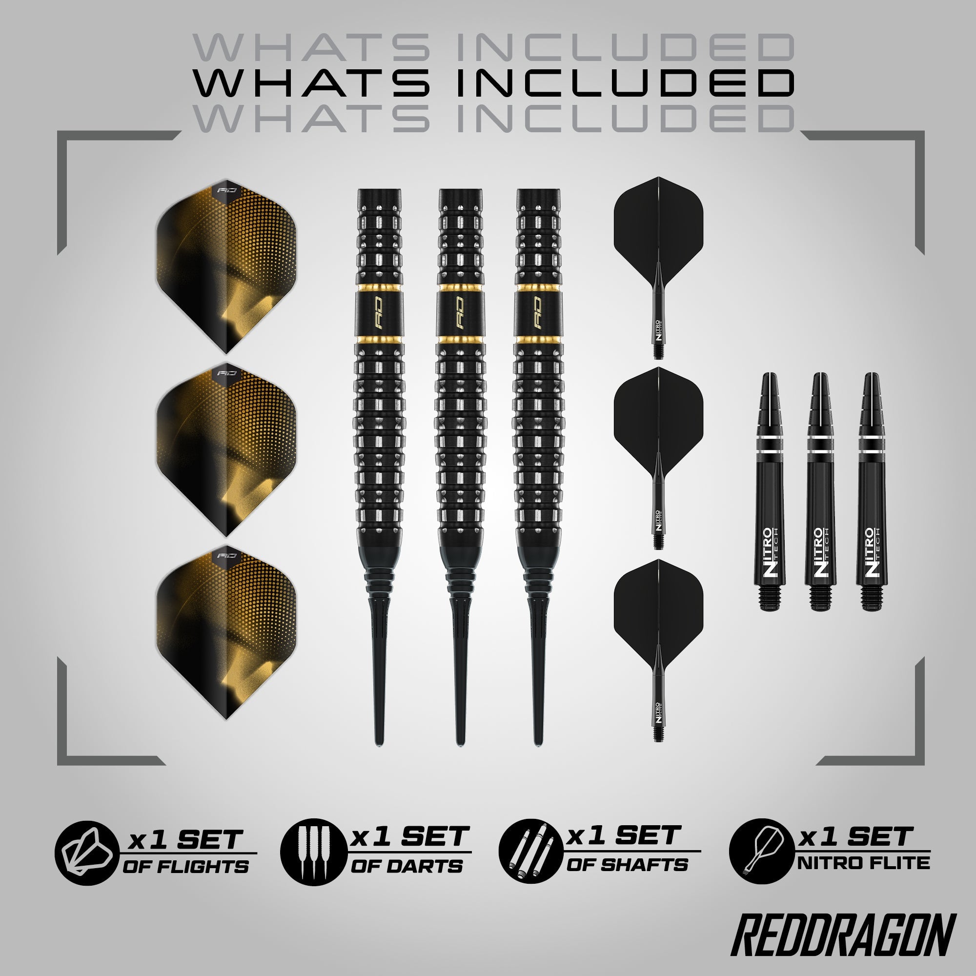red-dragon-darts-ascend-soft-tip-torpedo-fl-chettes-pointe-souple image 2