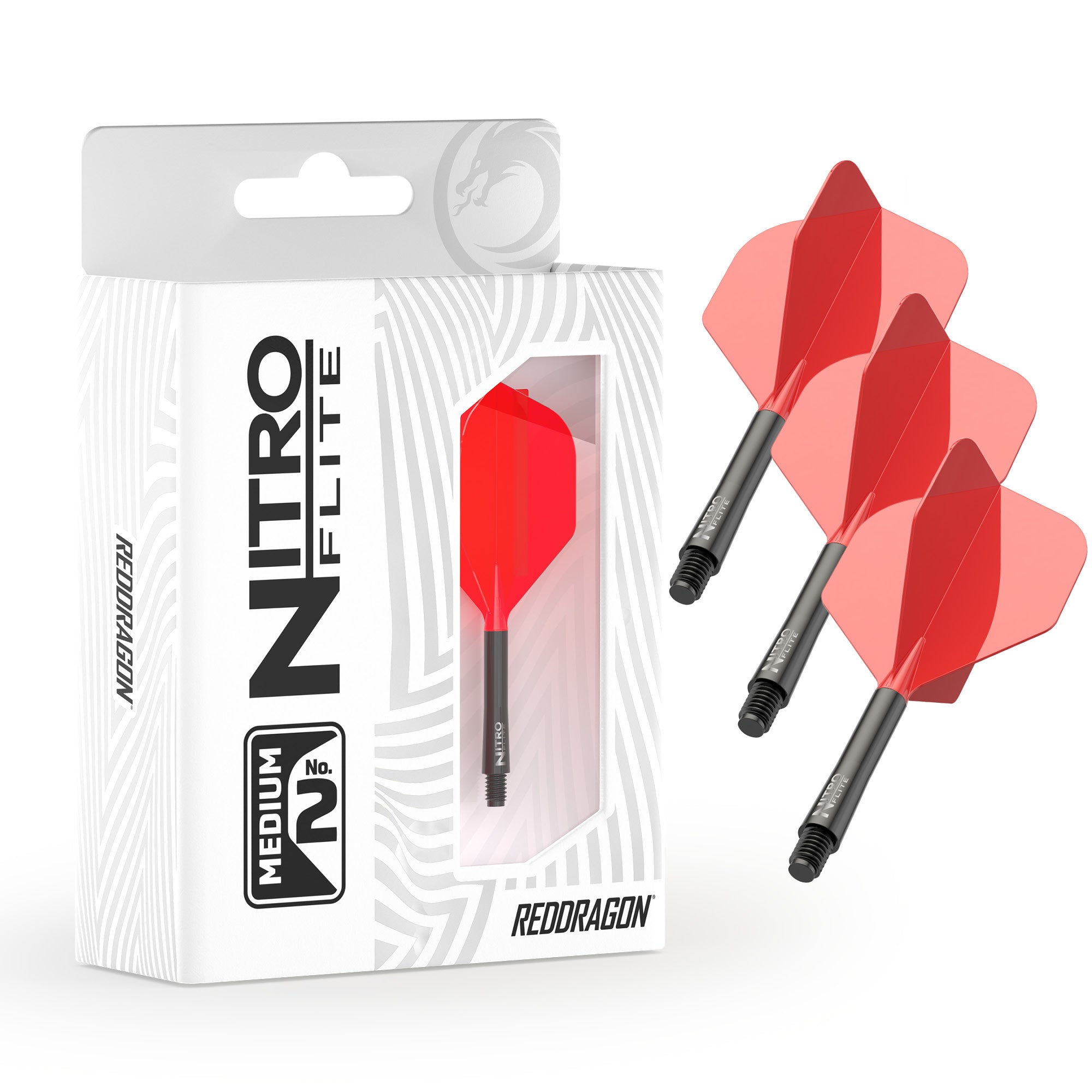 red-dragon-darts-nitro-flite-ailettes-tiges-int-gr-es-noir-et-rouge image 2