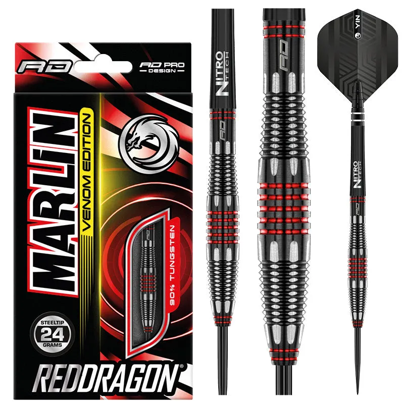 red-dragon-darts-marlin-venom-fl-chettes-acier-90-tungst-ne image 1