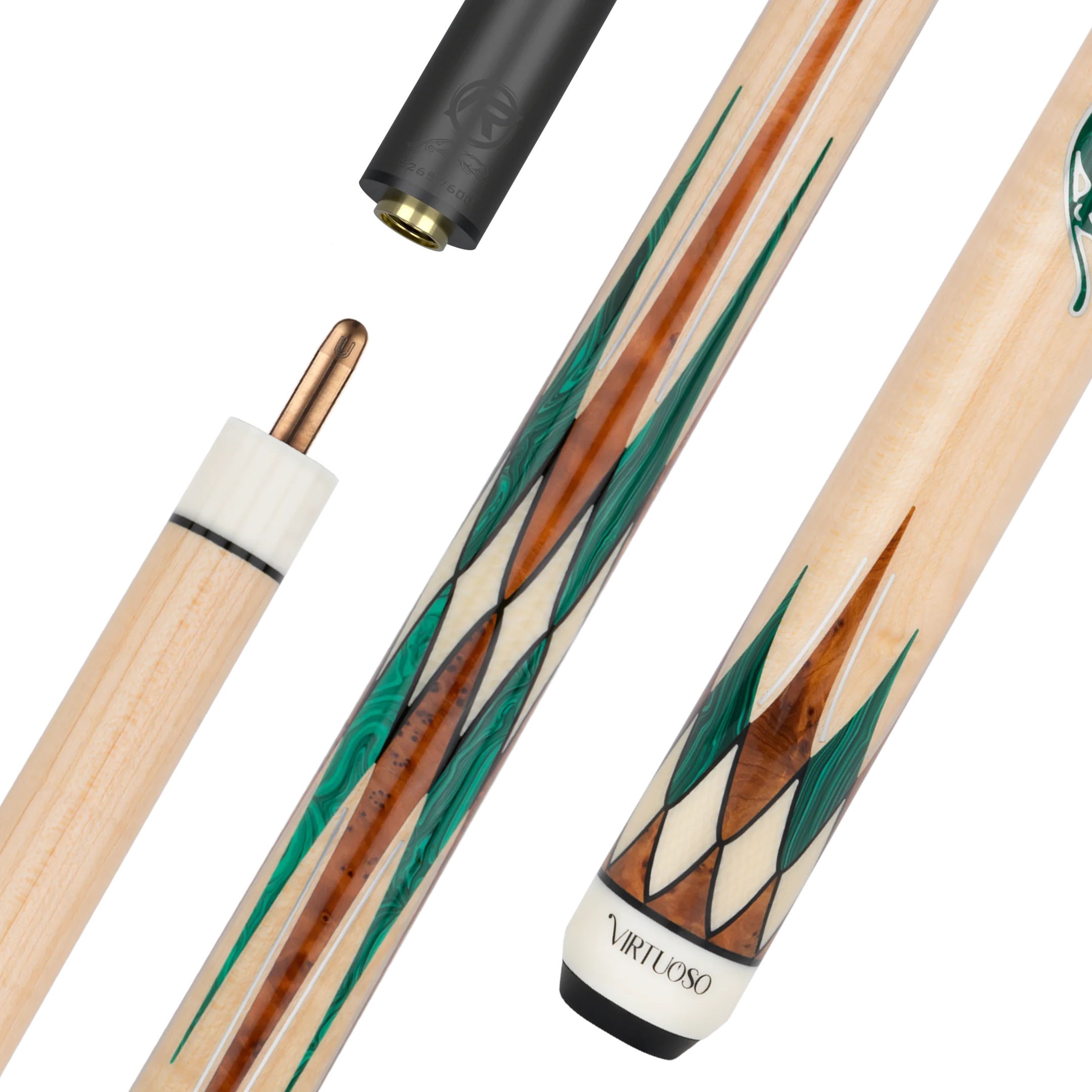 predator-crm-virtuoso-rable-ond-naturel-malachite-verte-queue-carambole-3-bandes image 1