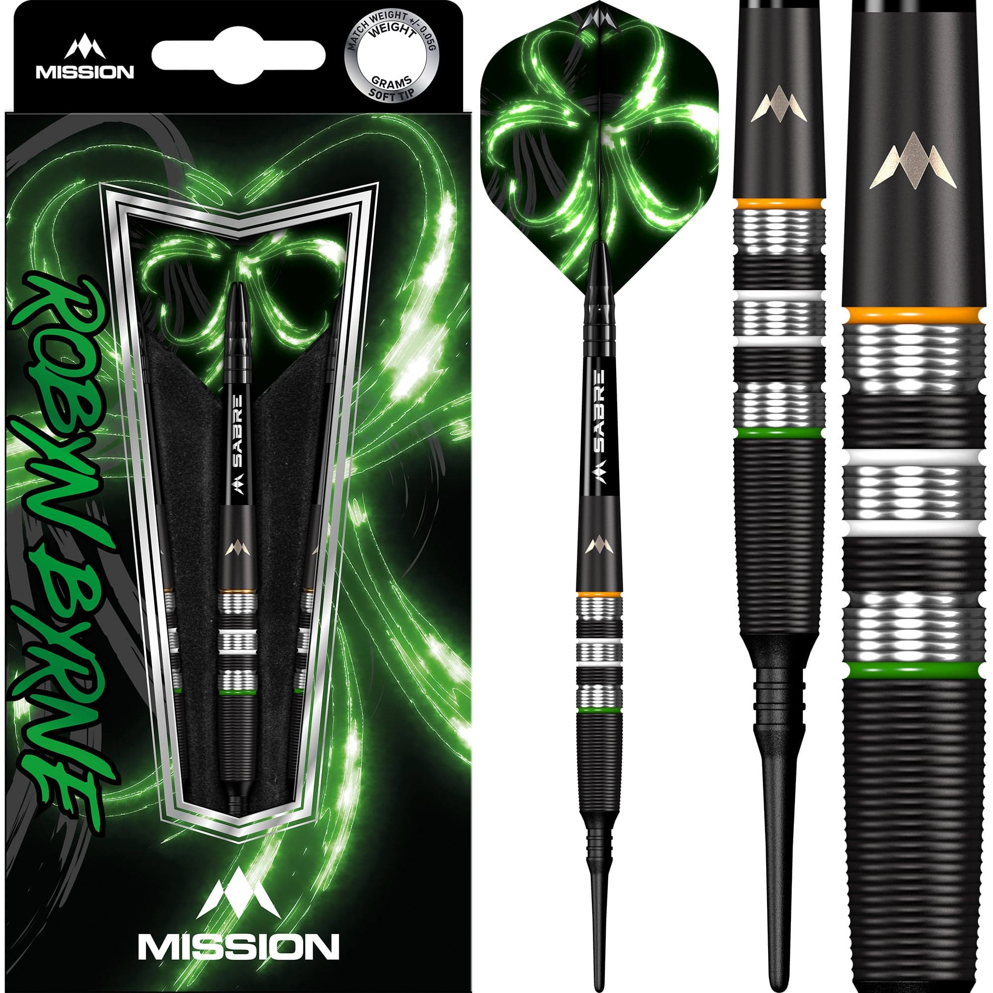 mission-darts-robyn-byrne-fl-chettes-pointe-souple-90-tungst-ne-black-titanium-1 image 6