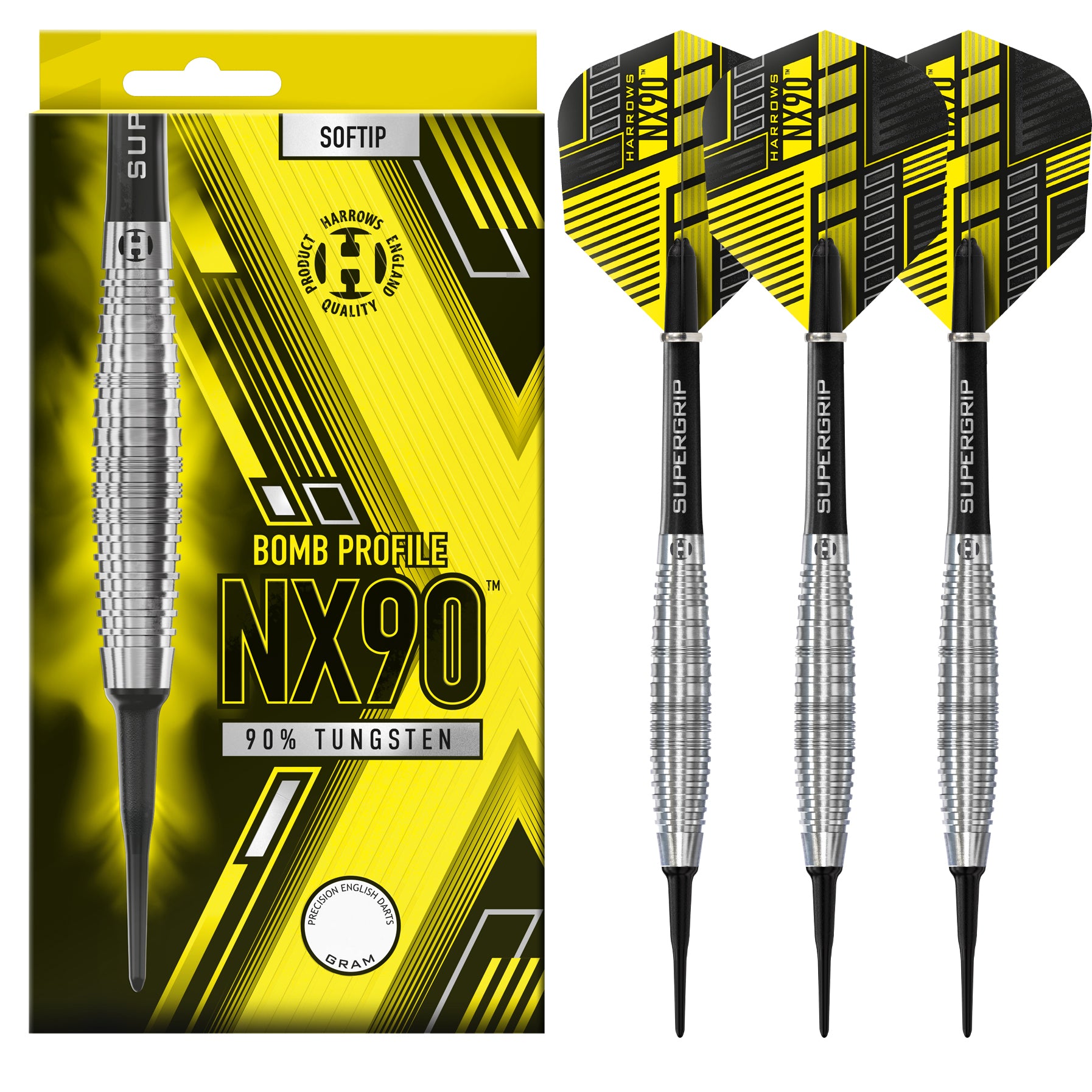 harrows-nx90-bomb-90-fl-chettes-pointe-souple image 1