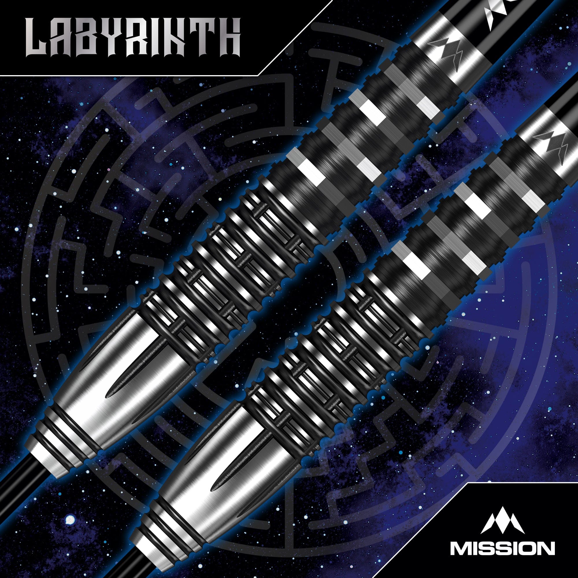 mission-labyrinth-fl-chettes-steel-tip-90-tungst-ne-black-pvd-22g-24g image 4