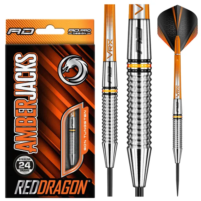 red-dragon-darts-amberjack-17-jeu-de-fl-chettes-pointe-acier image 1