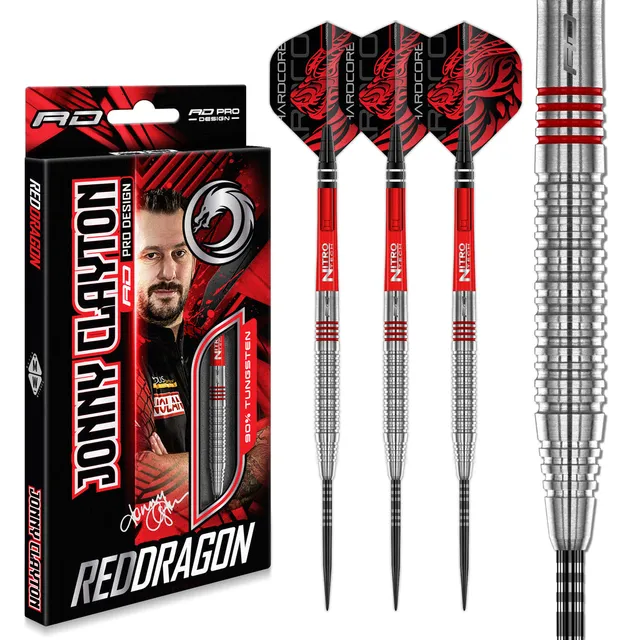 red-dragon-darts-jonny-clayton-original-2-0-jeu-de-fl-chettes-22g-24g-26g image 1