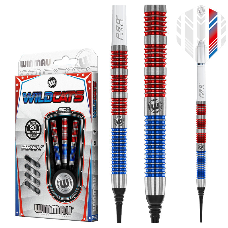 winmau-wildcats-soft-tip-fl-chettes-pointe-souple image 1