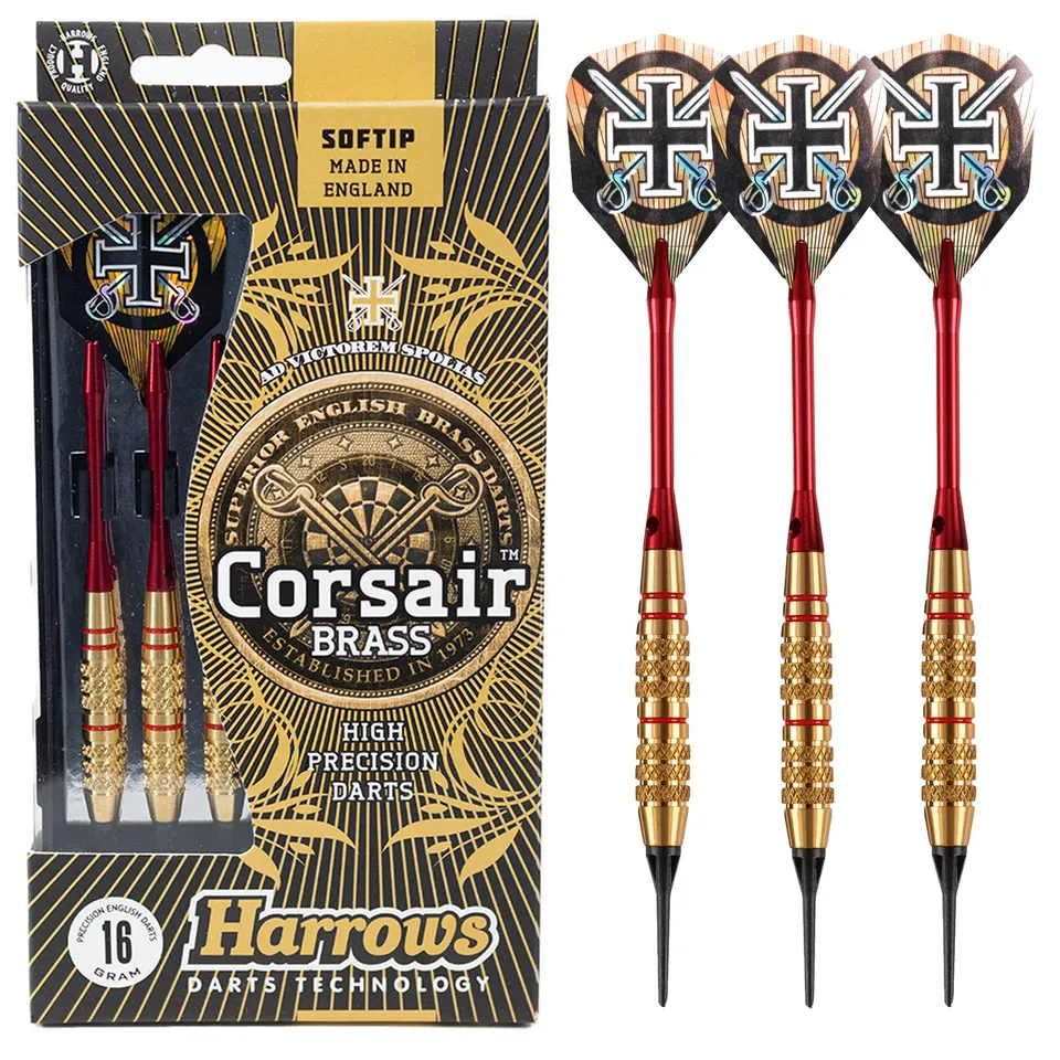 harrows-corsair-red-fl-chettes-pointe-souple image 1