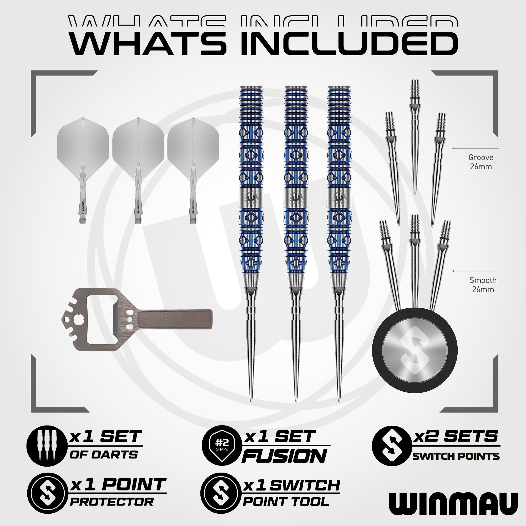 winmau-lunaris-fl-chettes-pointe-acier-tapered-switch-point image 3